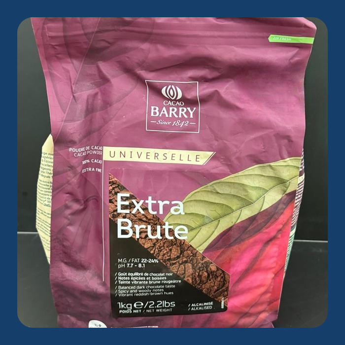 

Cacao Barry Cocoa Powder 100 Gr Repack Extra Brute Dark / Coklat Bubuk Promo