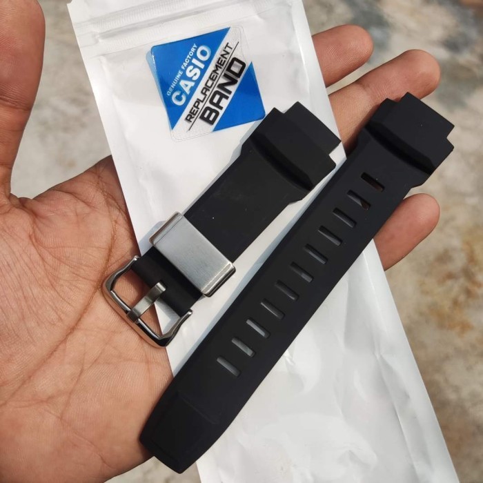 TALI JAM CASIO PRG250 PRG510 PRG550 TALIJAM RUBBER STRAP  PRG270 - Hitam