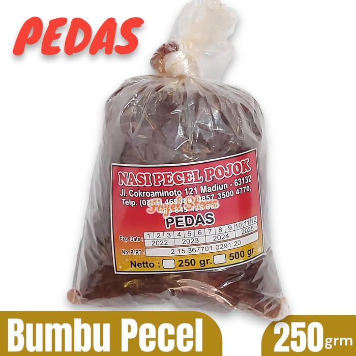 

Sambel Pecel Madiun Asli Warung Nasi Pecel Pojok Rasa Pedas - Pedas