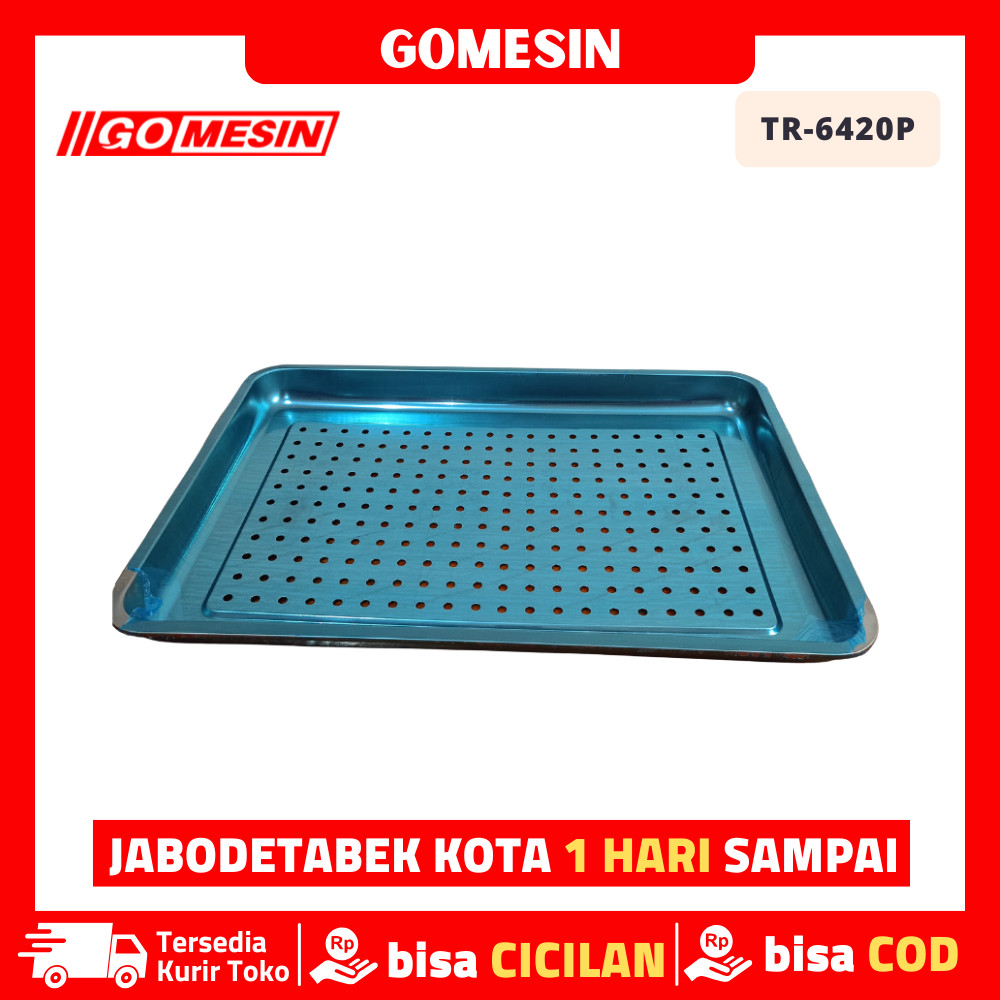 Loyang Kue Berlubang Stainless Steel Bakery Pan Perforated TR 6420P