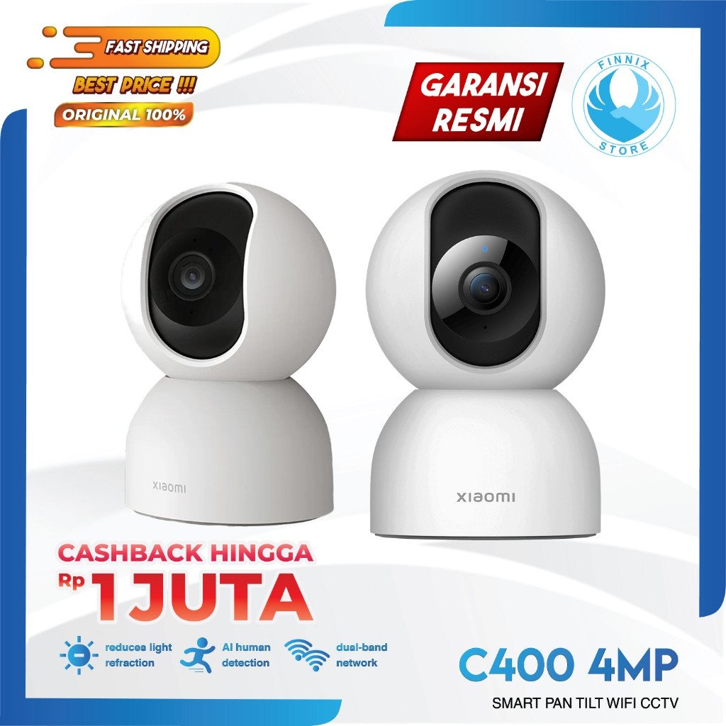 Xiaomi MI C400 4MP 2.5K Smart IP Camera CCTV 360° - Garansi Resmi