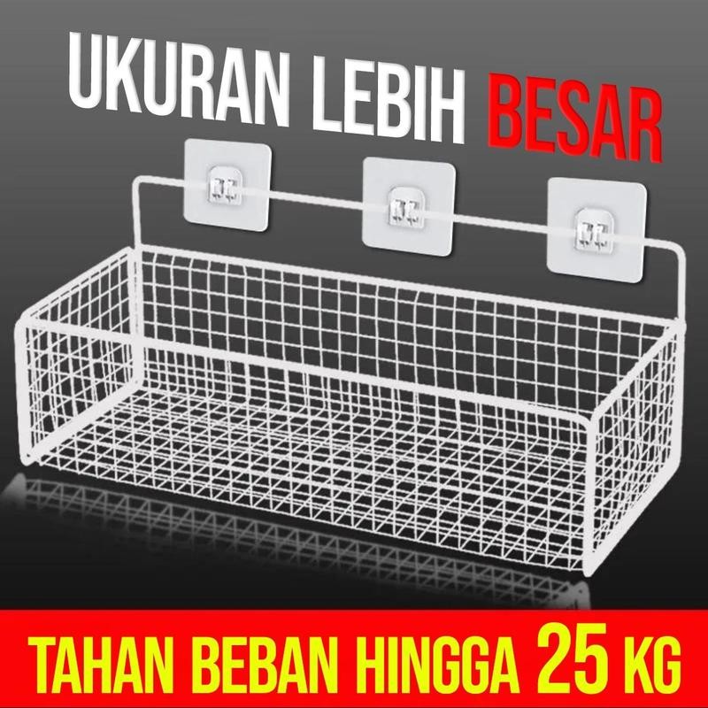 

Rak penyimpanan kamar mandi tanpa bor / alat penyimpanan gantung untuk wastafel / perlengkapan toilet