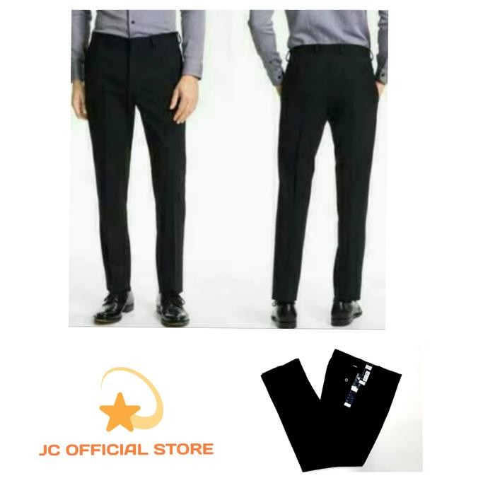 New Celana bahan | kain | Formal kantor | Slim fit | Pria - cream hijau