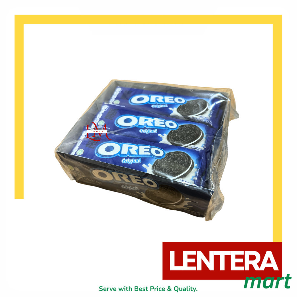 

Oreo 2000 Biskuit 27.6gram (1 pack isi 12 pcs) LenteraMart