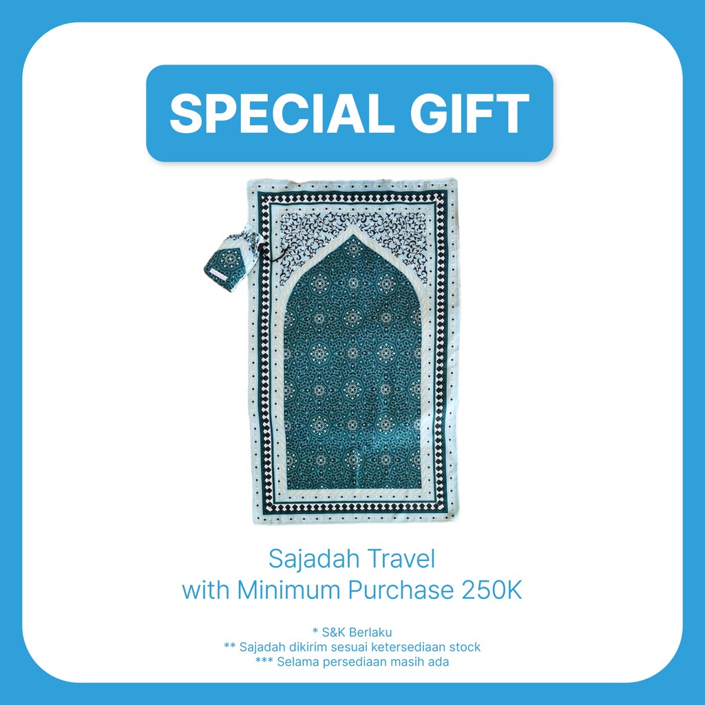 

GLUR GIFT WITH ORDER SAJADAH TRAVEL - TIDAK UNTUK DIJUAL