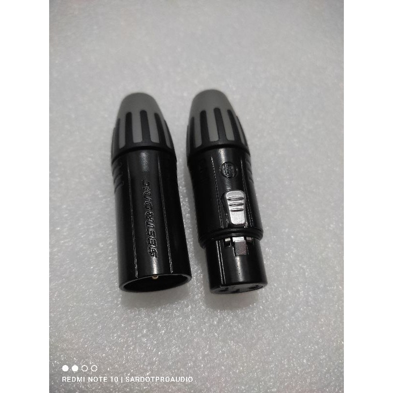1 Set Jack XLR Seetronic Male & Female
