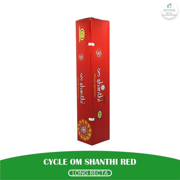 Dupa India (Aromaterapi) Long Recta - Om Shanti Red
