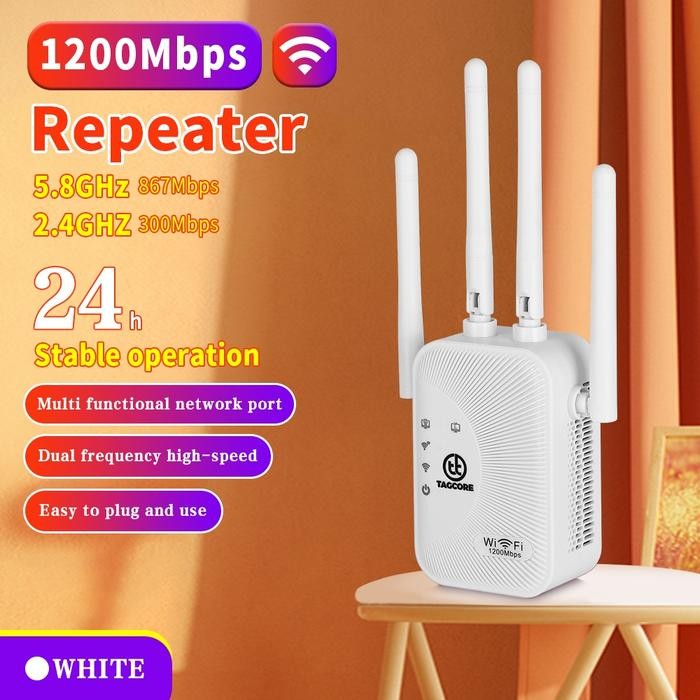 WIFI Repeater 1200Mbps Wireless WIFI Signal Range Extender/Penguat Wifi/WIFI Extender Penguat/ Signa