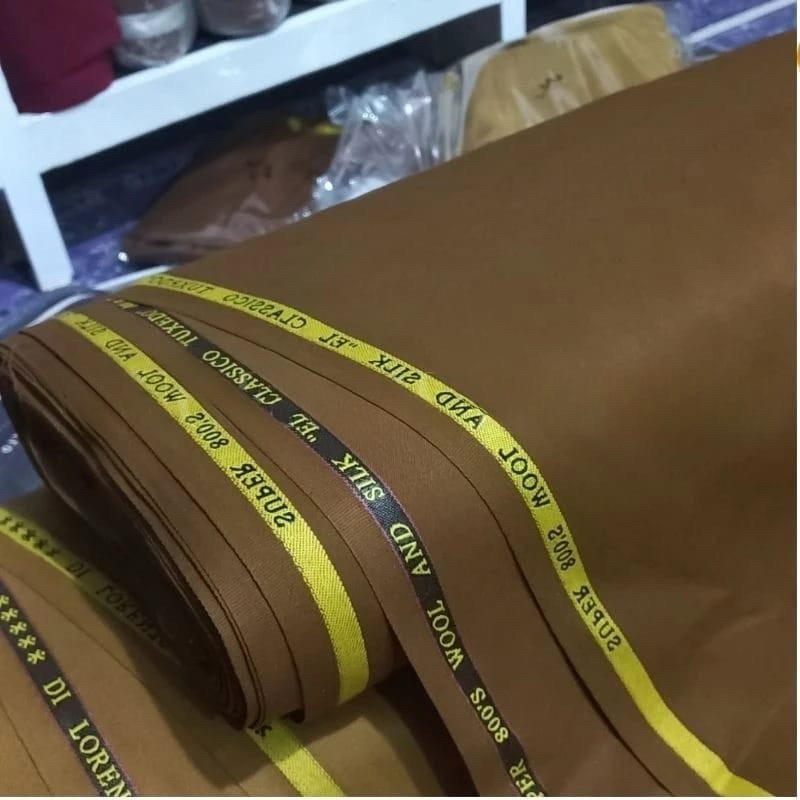 Kain pemda khaki super premium terlaris woll and slik baju seragam setelan dinas pemda PNS PDH SNI