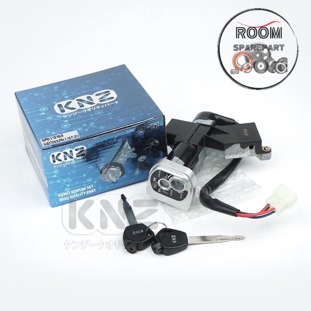 Kunci Kontak + Sadel SUPRA X 125 HELM IN / SUPRA X 125 FI 2014 Kunci Kontak Jok Merk KNZ