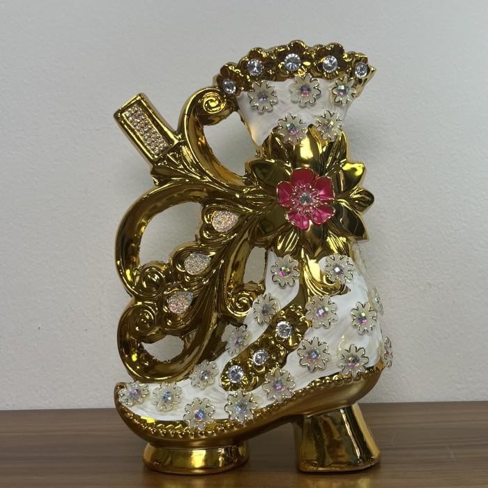 [EV] Pajangan Dekorasi Display Mutiara Emas Hiasan Wedding Gold Dekorasi Ruangan Ornament Unik Mewah