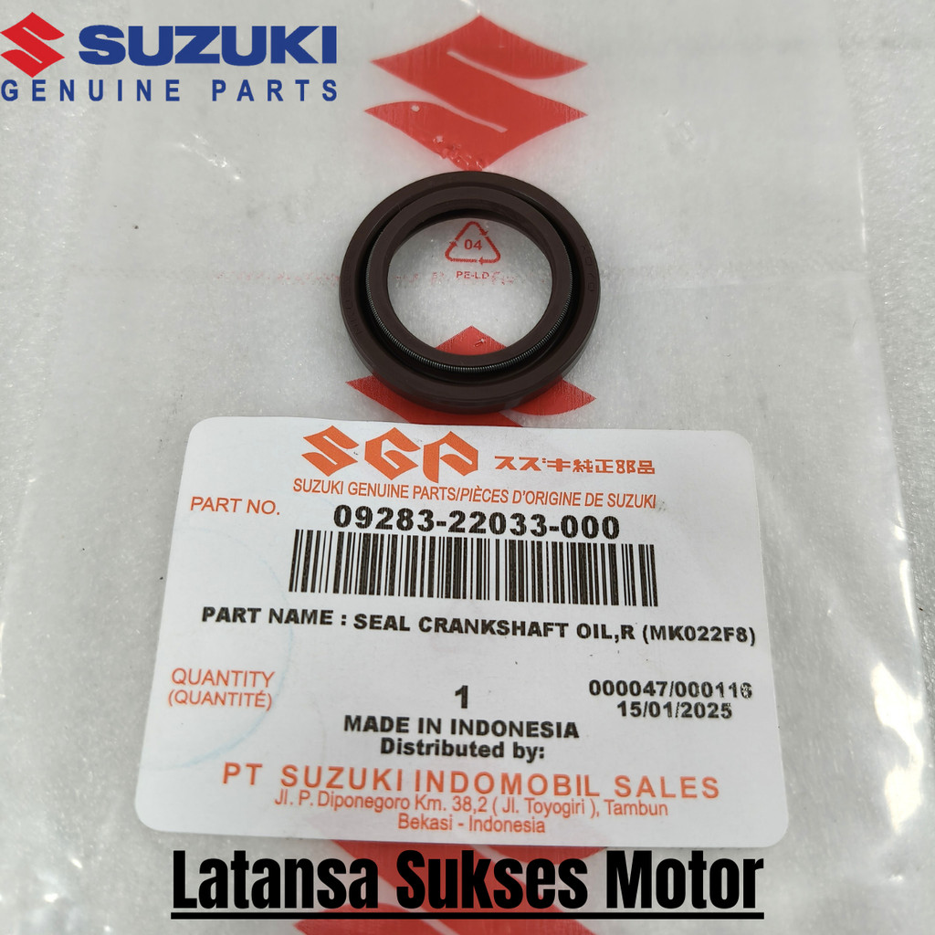 SEAL MAGNET MAHNIT SUZUKI SPIN SKYWAVE SKYDRIVE HAYATE ASLI SGP 09283-22033-000