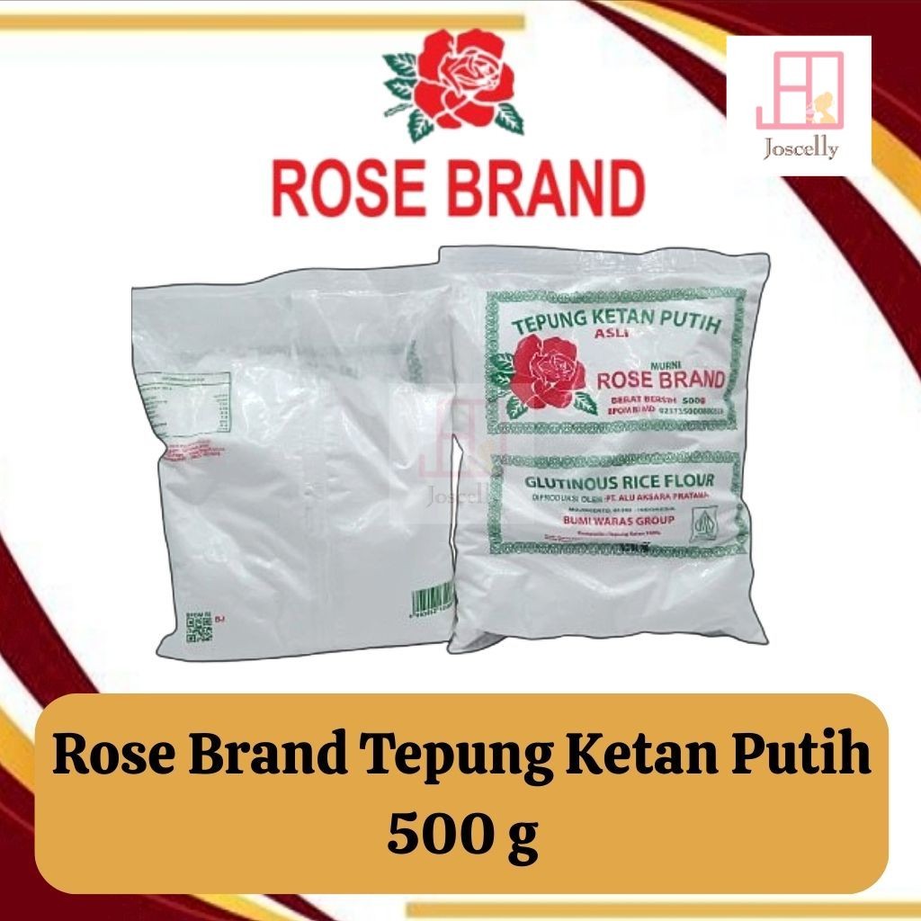 

JOSCELLY.ID ROSE BRAND (Ekonomis) Tepung Ketan 500 Gram / 500 gr