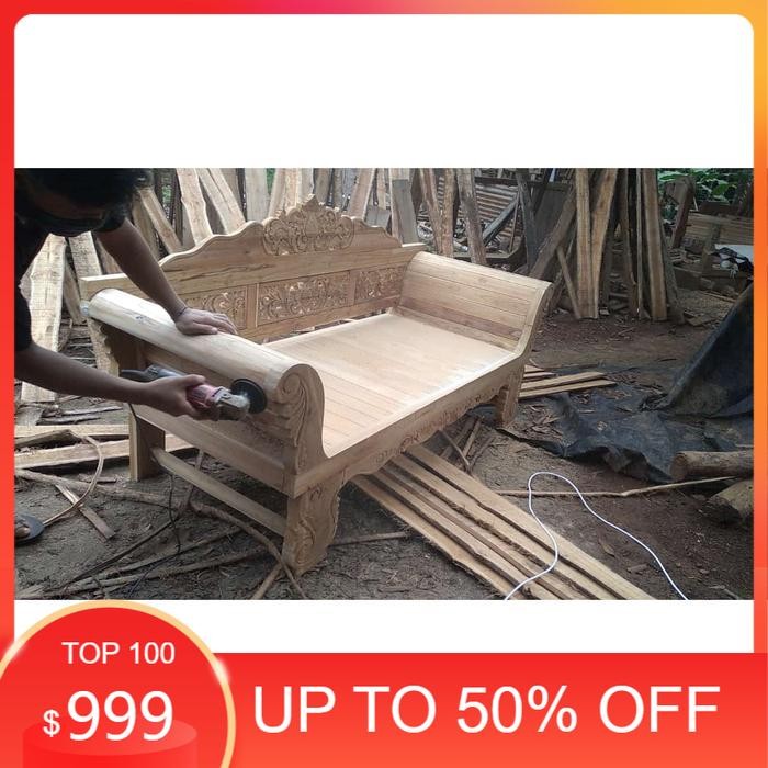 bangku risban bale bale madura untuk bangkubiasa atau pelaminan termurah dari kayu jati bk  Keris se