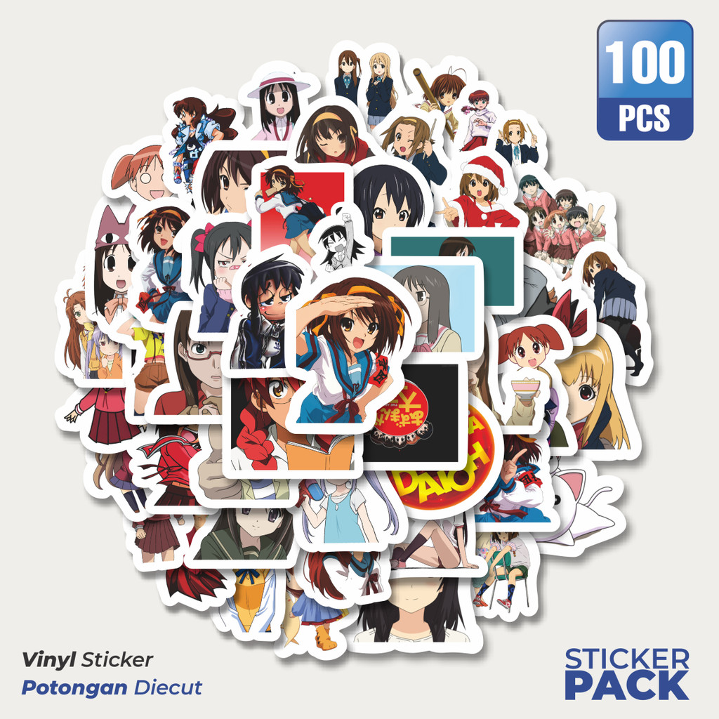 

Stiker Vinyl Sticker Anime Azumanga Daioh Waterproof Aesthetic- Untuk Laptop, Motor, dan Helm - Paper Stationery Pack