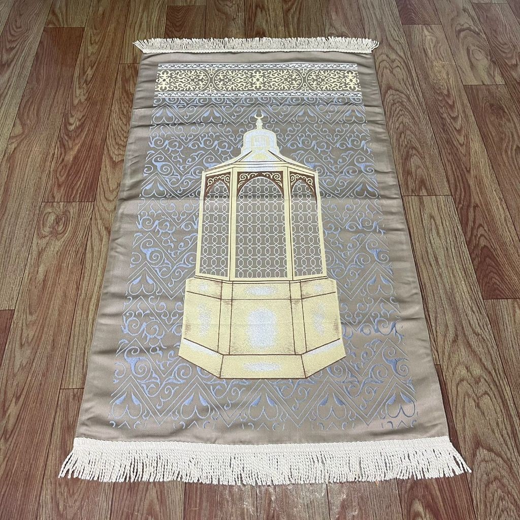 [COD] Sajadah Turki Bordir Mewah  Silk Satin Premium Hadiah Elegan untuk Orang Tersayang