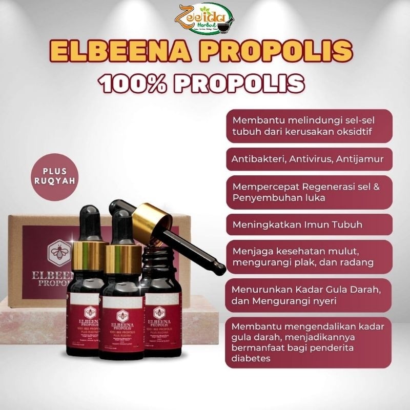 

ELBEENA PROPOLIS ZEEIDA 100% | PROPOLIS MURNI, Diabetes, Kanker dan segala penyakit apapun