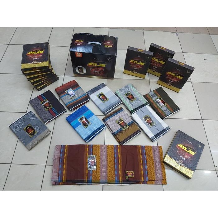 Sarung Atlas Jaguar Classic Gold - Grosir (RANDOM)