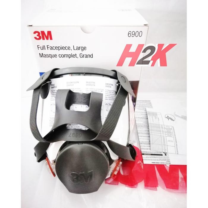 Masker 3M Full Facepiece - Reusable Masker Respirator 6800 - 6800 - M