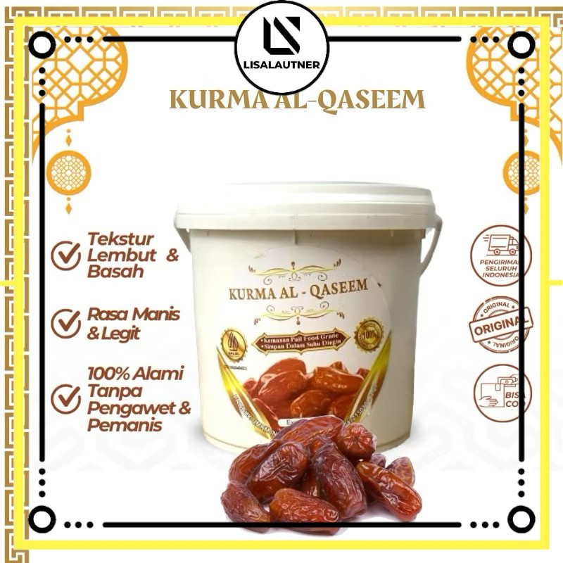 

Kurma Al-Qaseem 100% original halal grande A kurma manis kurma halal