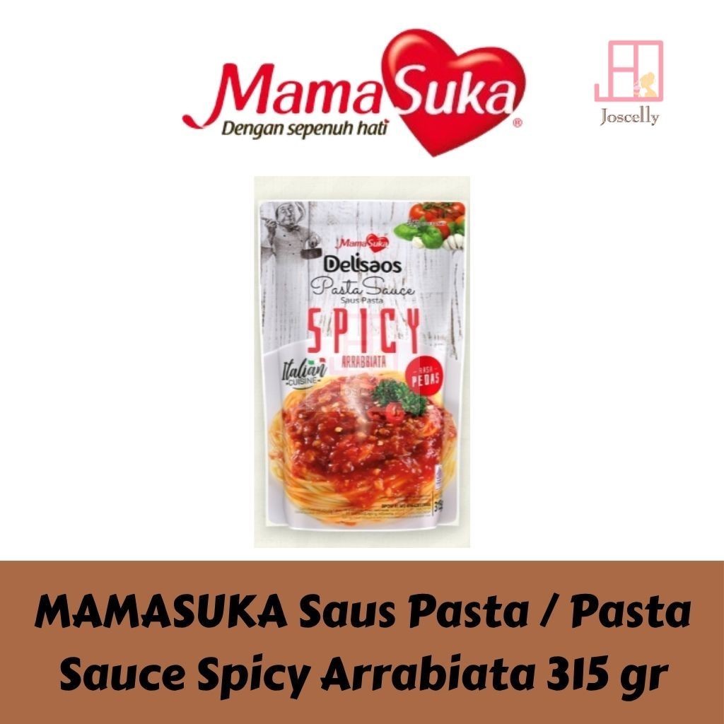 

JOSCELLY.ID MAMASUKA Saus Pasta / Pasta Sauce Spicy Arrabiata 315 gr