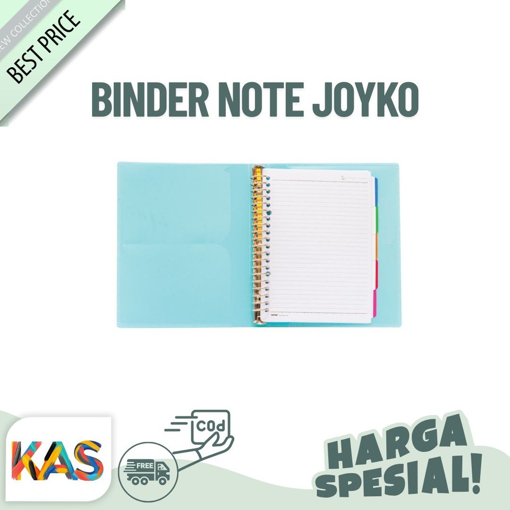 

Binder Note Joyko A5 MHPT-M516 Warna Pastel Satuan