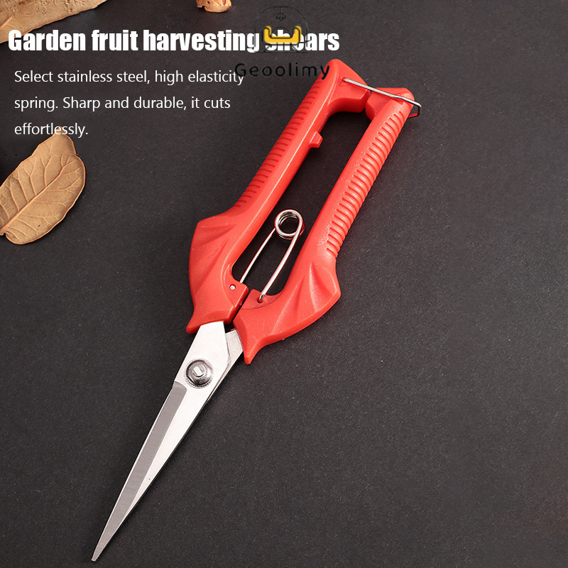 Gunting Pemangkas Taman Baja Tahan Karat / Serbaguna Dahan / Gunting Pemangkas Taman / Geoolimy