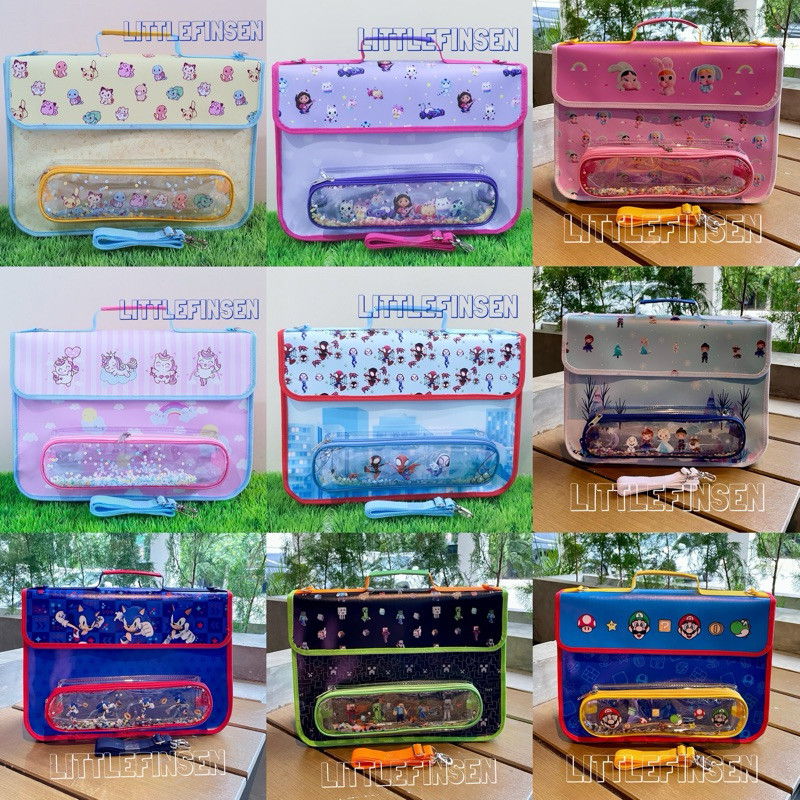 

Tas folder anak/tas les anak/folder map anak/ tas folder pokemon sonic unicorn mario sanrio