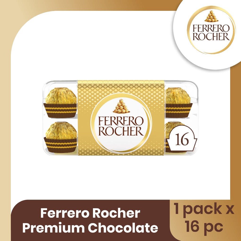 

Ferrero Rocher Premium Chocolate Isi 16pcs