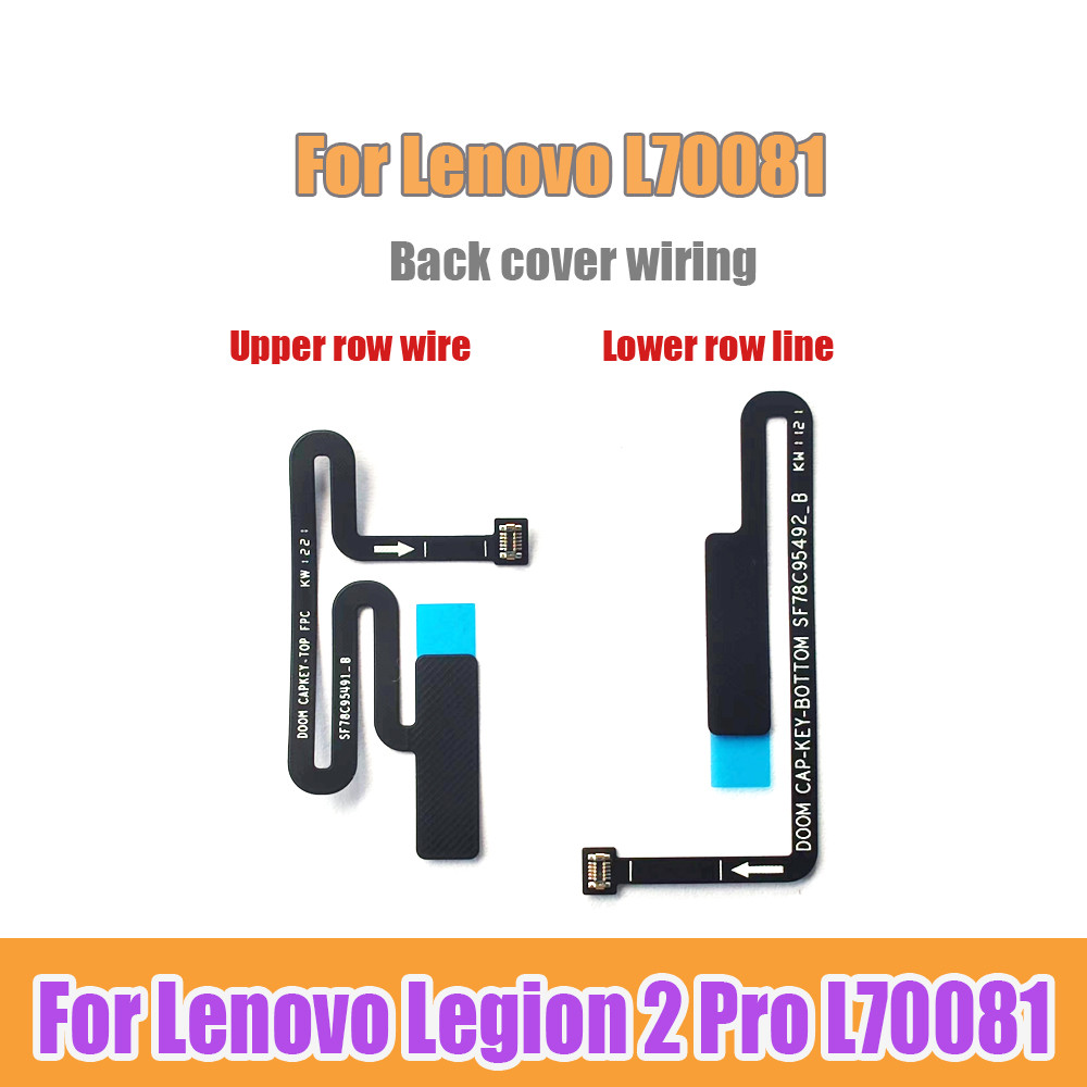Original For Lenovo Legion 2 Pro L70081 Upper low wire Shoulder Key Superb Lower row wire Flex Cable