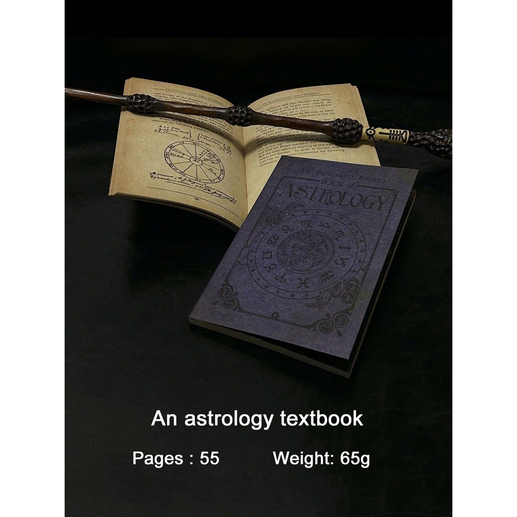 

Magic Charmed Book Herbalism Textbook Astrology Book Role play props Vintage Scrapbooking Journal Spell Record Story Spellbook