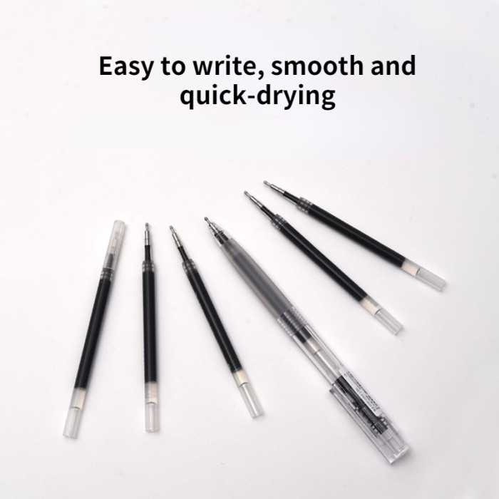 

Isi Refill Pena Pulpen Gel 0.5mm Tinta Hitam 5PCS for KACO Turbo - K1618 Ballabostore