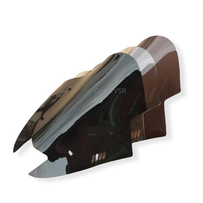 Visor Nmax Old Tdr V2 Mdl Sirip - Hitam, 2M