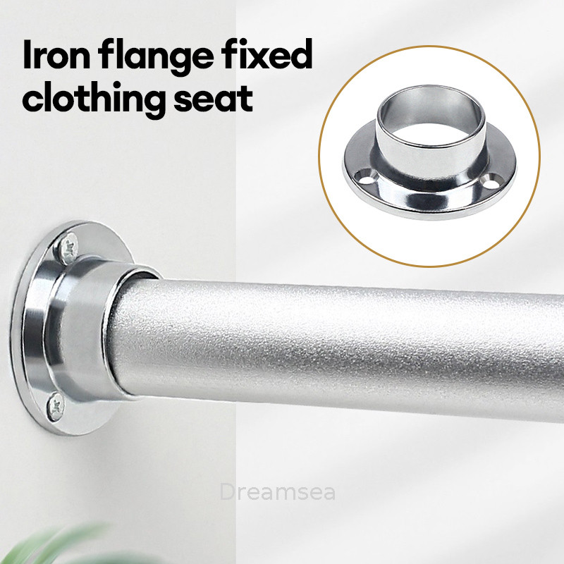 Bracket Pipa Gantungan Baju Bracket Pipa Besi Kuping Gantungan Lemari——dreamsea1