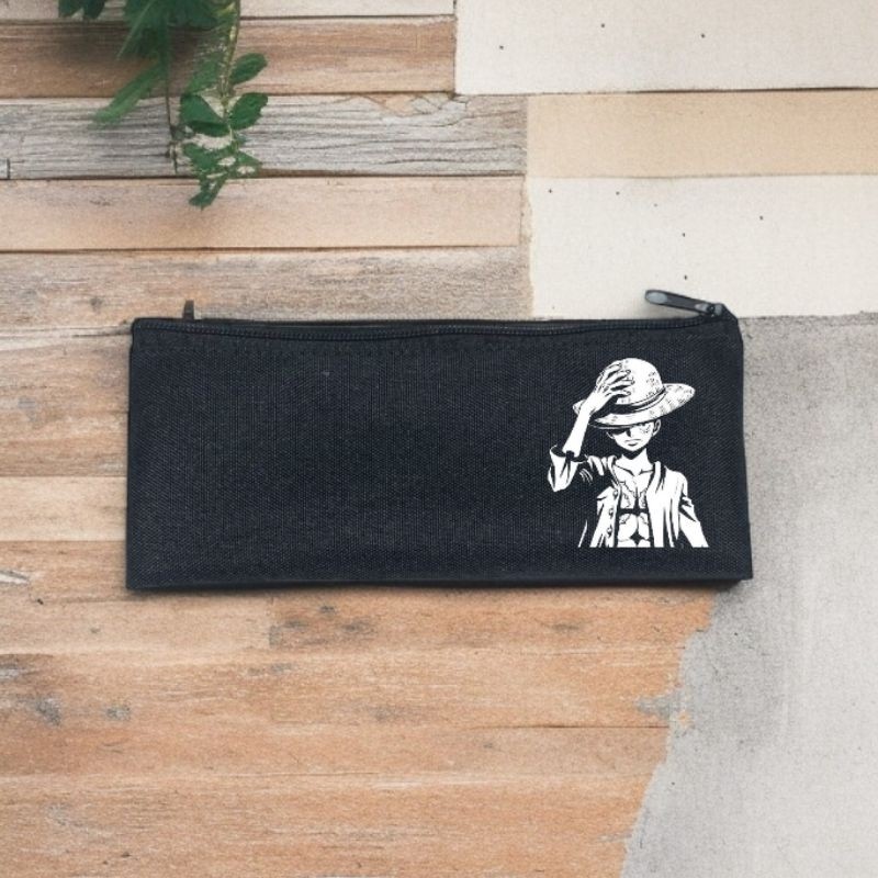 

AAMCOLLECTION - Pouch Tempat Pensil Anime One Piece Luffy Murah Bahan Kain Souvenir Pernikahan