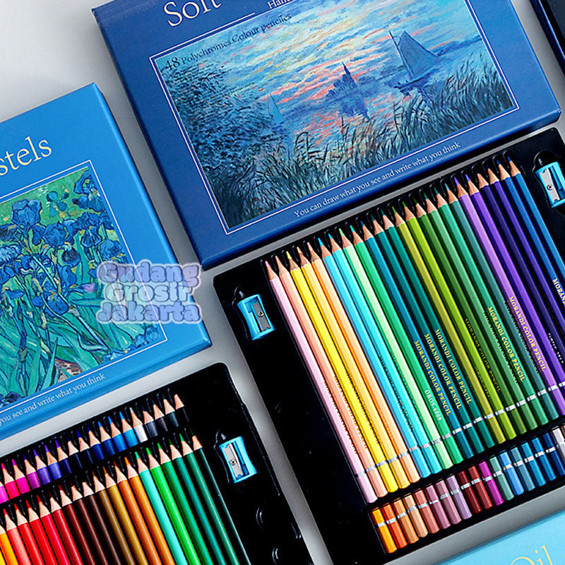 

Oil Pencil 24/36/48 Warna Morandi High Grade/Pencil Color