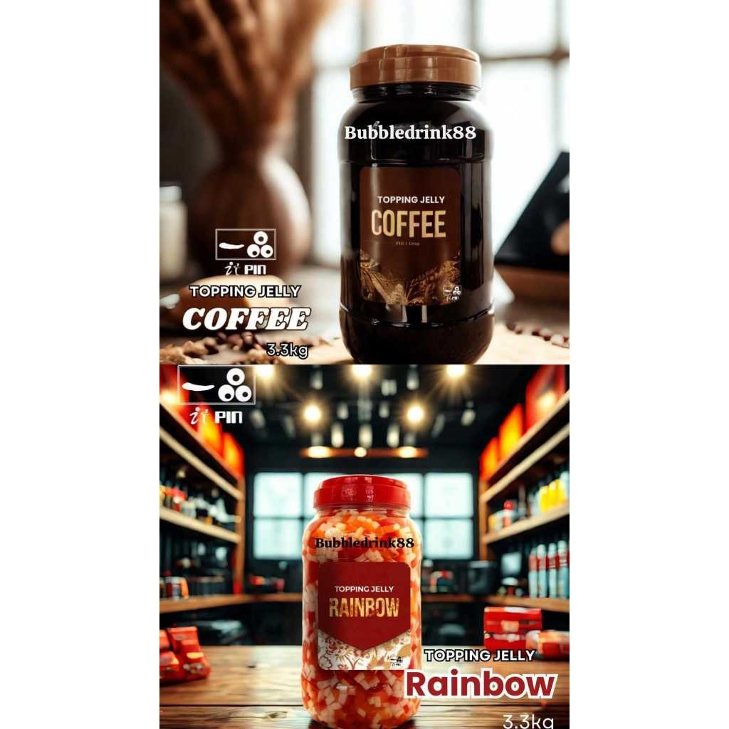 

Khusus JNE J&T & CARGO ITPIN 3.3KG QQ Rainbow Jelly / Coffee Jelly / Nata Decoco / Brown Sugar Jelly