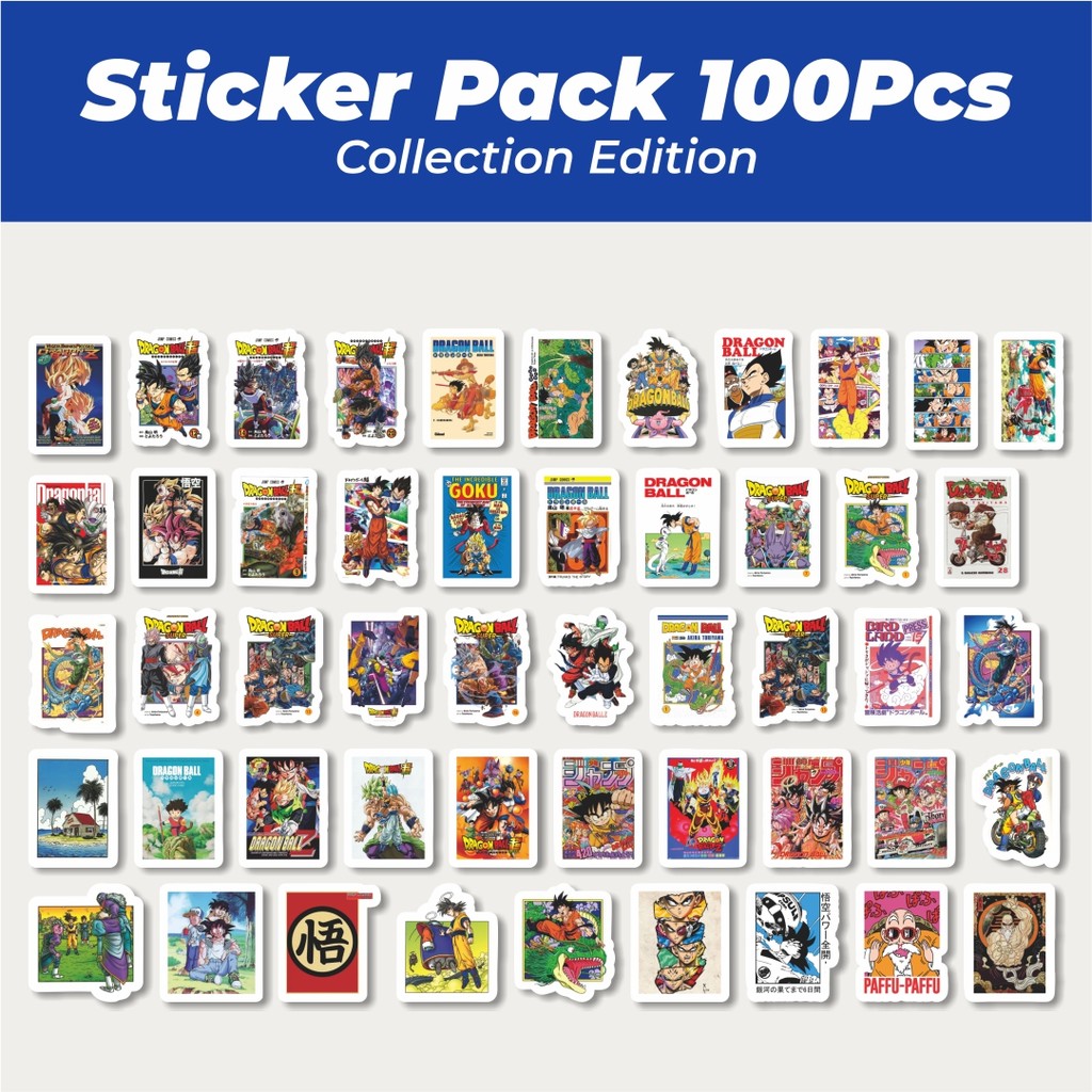 

Hot Stiker Dragon Ball Poster Lucu Anti Air Stikers Berperekat Waterproof Sticker Decal Buat Motor Helm Buku Journal Koper Casing HP Laptop Botol Minum