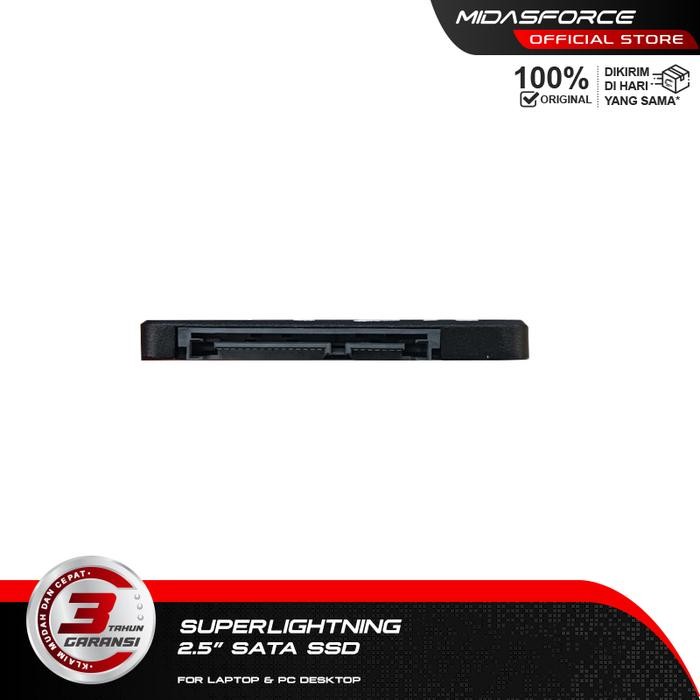 SSD 512GB Midasforce Superlightning SATA 3 6GB/s untuk Laptop dan PC SATA III Internal Storage pengg