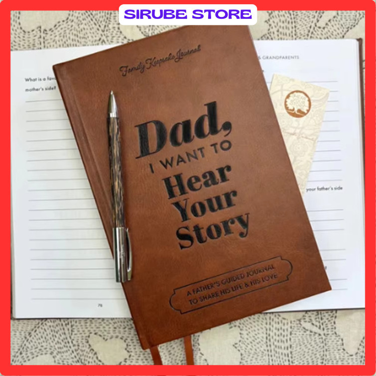 

Buku Jurnal Leather Journal Personalized Father Guided Notebook - BK3