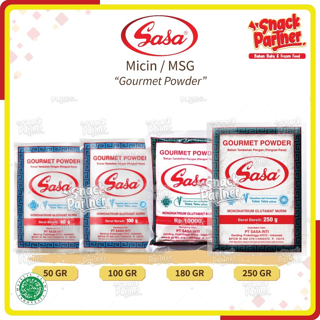 

SASA MSG MICIN 50 / 100 / 180 / 250 GR - Bumbu Penyedap Masakan 50gr 100gr 180gr 250gr