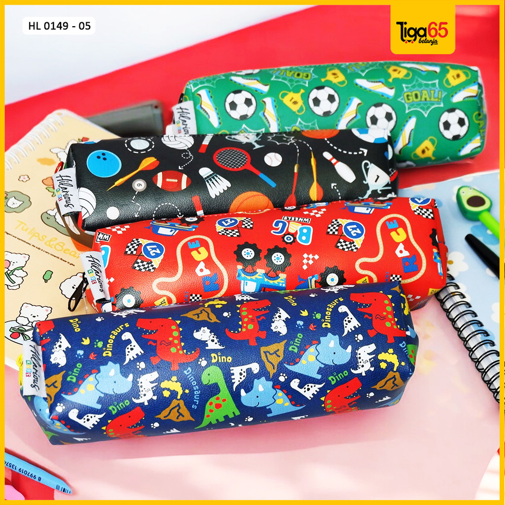 

Hilarious Kids Tempat Pensil Kulit Sintetis / Kotak Pensil Motif Lucu 0149-05