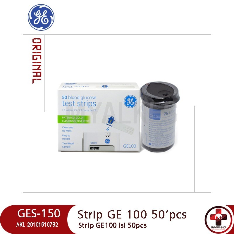 

Strip Gula Darah - GE100 (isi 50)