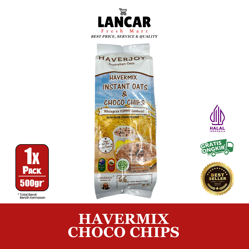 

HAVERJOY INSTAN OAT CHOCO CHIPS 500GR