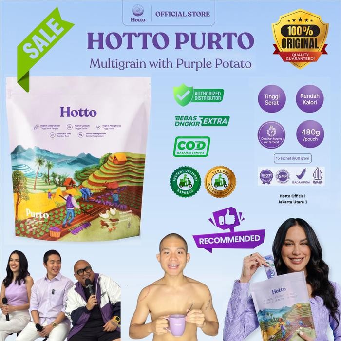 

HOTTO PURTO MULTIGRAIN 1 POUCH (16 SACHET) Terlaris