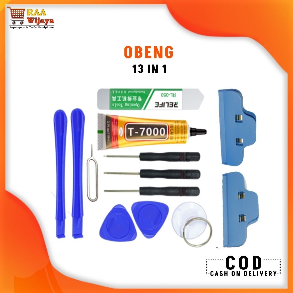 COD OBENG SET PEMBUKA LCD KESING HP/LCD HP/BATERAI HP
