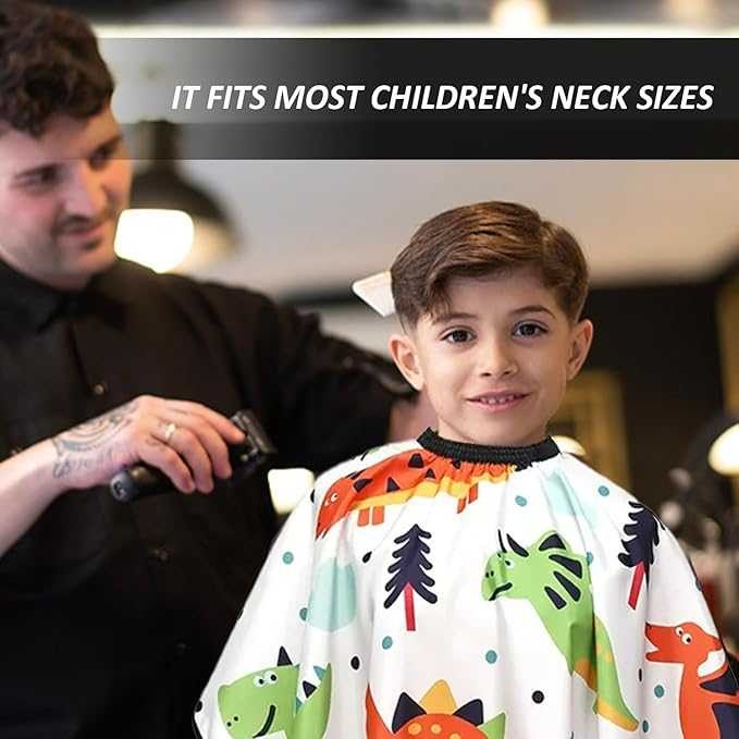 AShop Kain Kip Anak Barbershop Haircut Apron Polyester 120x80cm