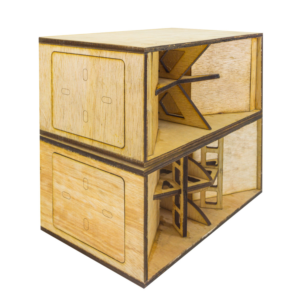 Box Speaker CLA Ala KIMOCHI Box Miniatur Sound System Double 3inch Triplek 5mm CNC Laser Cutting