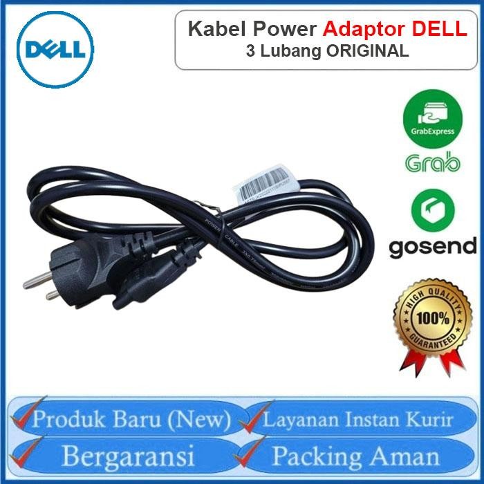Kabel power laptop Dell XPS 13 XPS 15 XPS 17 Original 3 lubang Grade Original