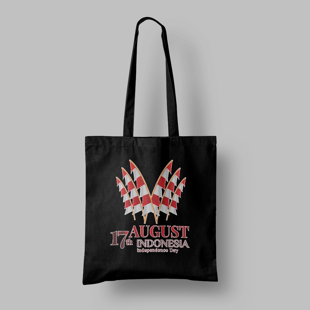 tas peta indonesia 17 agustus merdeka Tote bag Kanvas Peta Indonesa: Tanah Air Tas Bawaan Bahan Prem